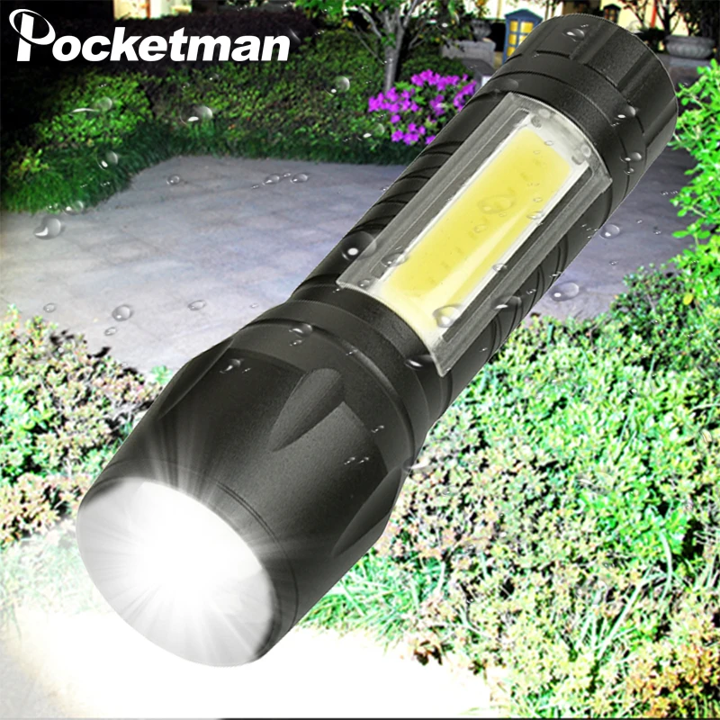 

5000Lumens Super Bright COB LED Flashlight Waterproof Hand Hold Flashlights Lantern Work Light for Emergency Lighting Torch