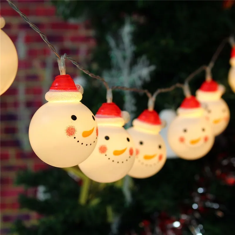 

AIR&TREE-D 3M/9.8Ft LED Light String Twinkle snowman Christmas Lamp Holiday Party Wedding navidad Xmas Christmas Tree Decorative