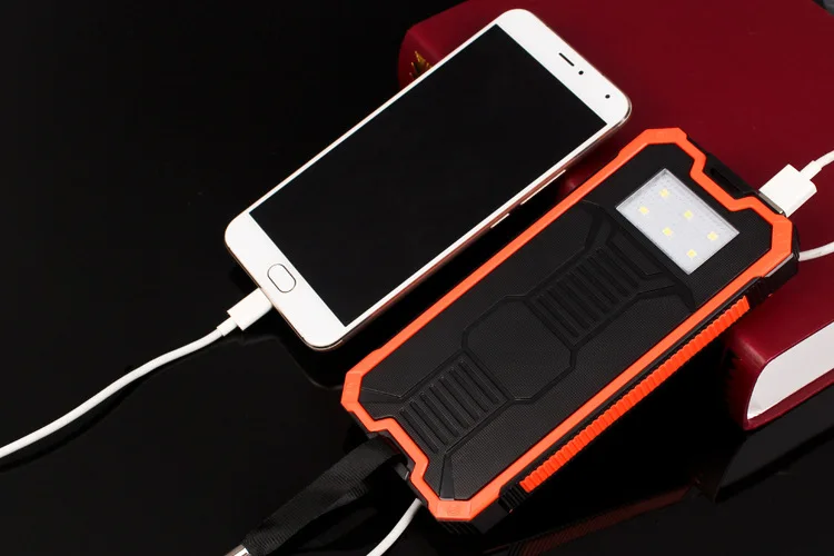 Solor Power Bank 30000mAh Powerbank External Battery Portable Fast Charger for All Smartphone with Solar Panel charger bank