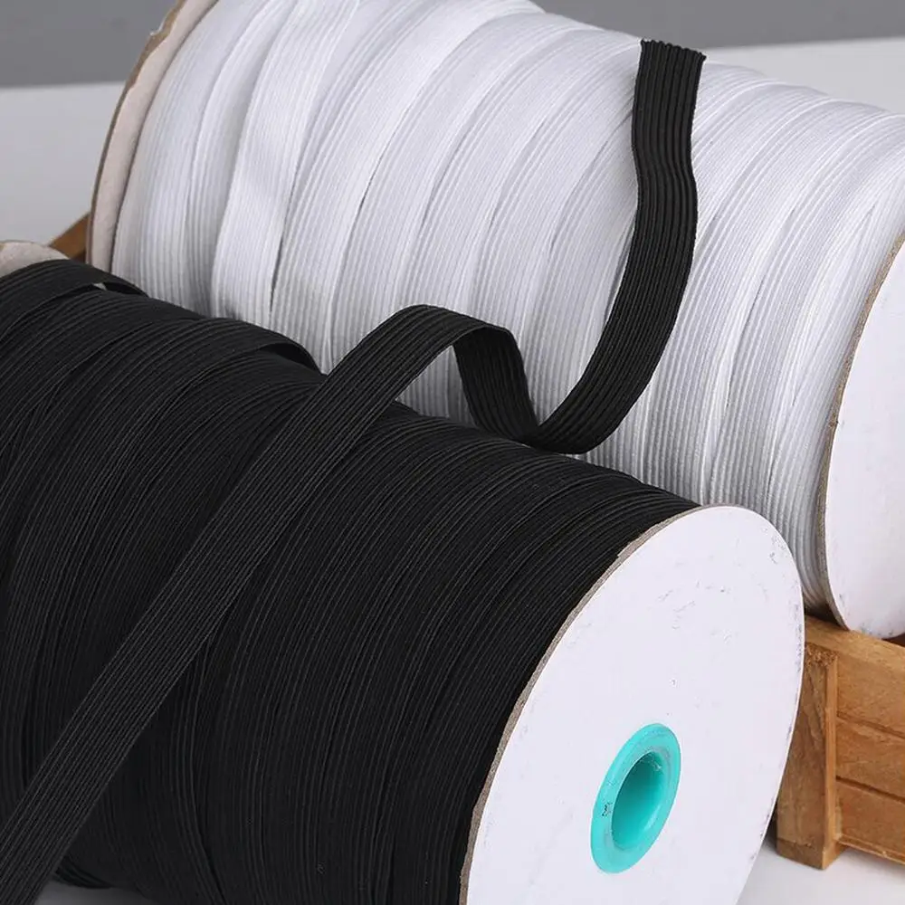 

10m Elastic Band Elastic Cord Dressmaking Cuff Sew Craft DIY Woven Beading