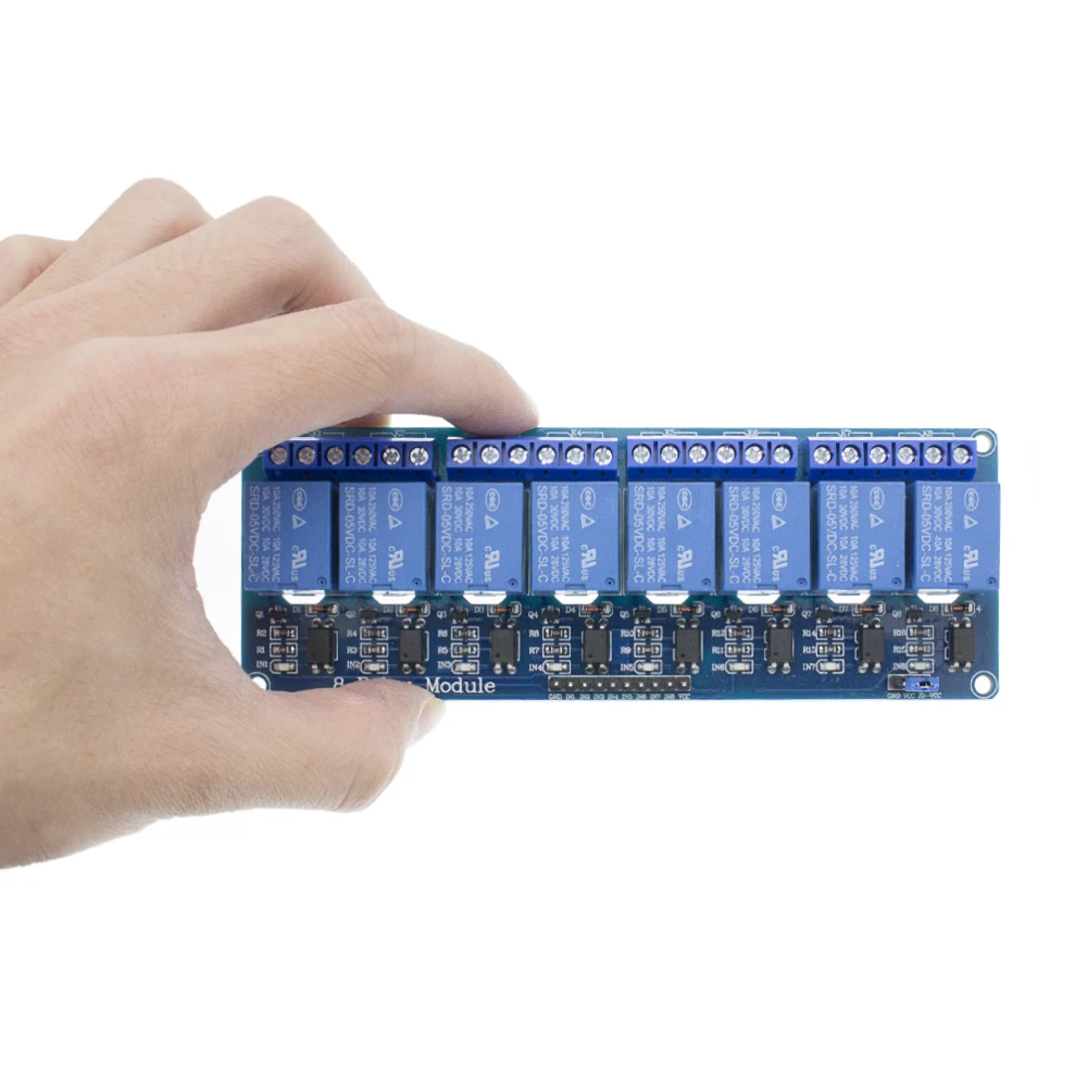 5v 8 канальный релейный модуль с оптроном. Релейный выход 8-канальный релейный модуль для arduino 8 CH