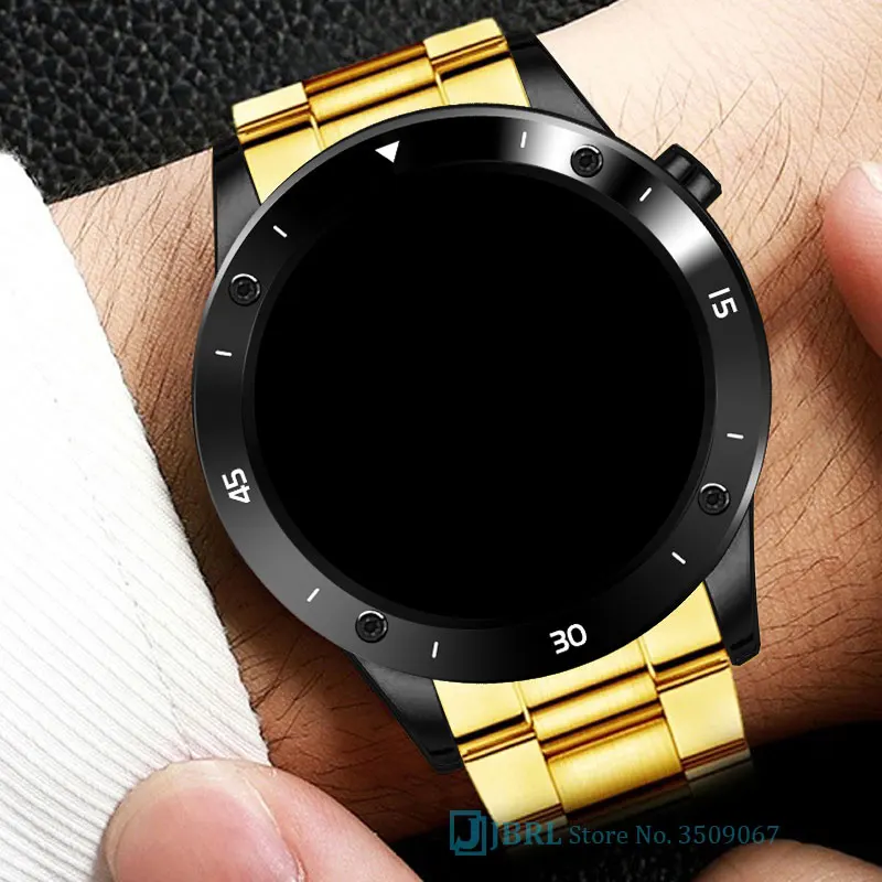 Rose Gold Smart Watch Men Male Smartwatch Electronics Smart Clock For Android IOS Fitness Tracker Wristwatch Touch Smart-watch