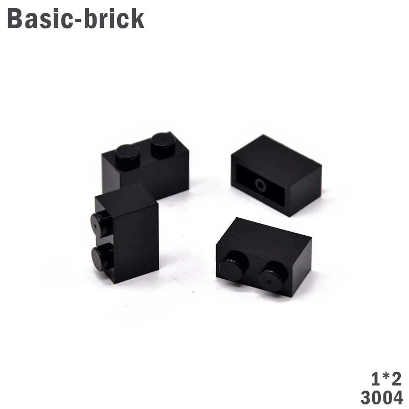 

30Pcs/lot MOC Basic Bricks 3004 1X2 Bricks Building Blocks Technic Creator Parts DIY Educational gifts Toys