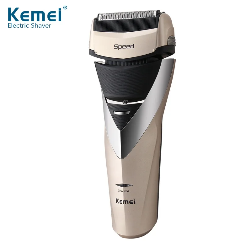 

US Bureau of Km-8102 Reciprocating Three Cutter Head Electric Shaver Fully Washable Men Shaver