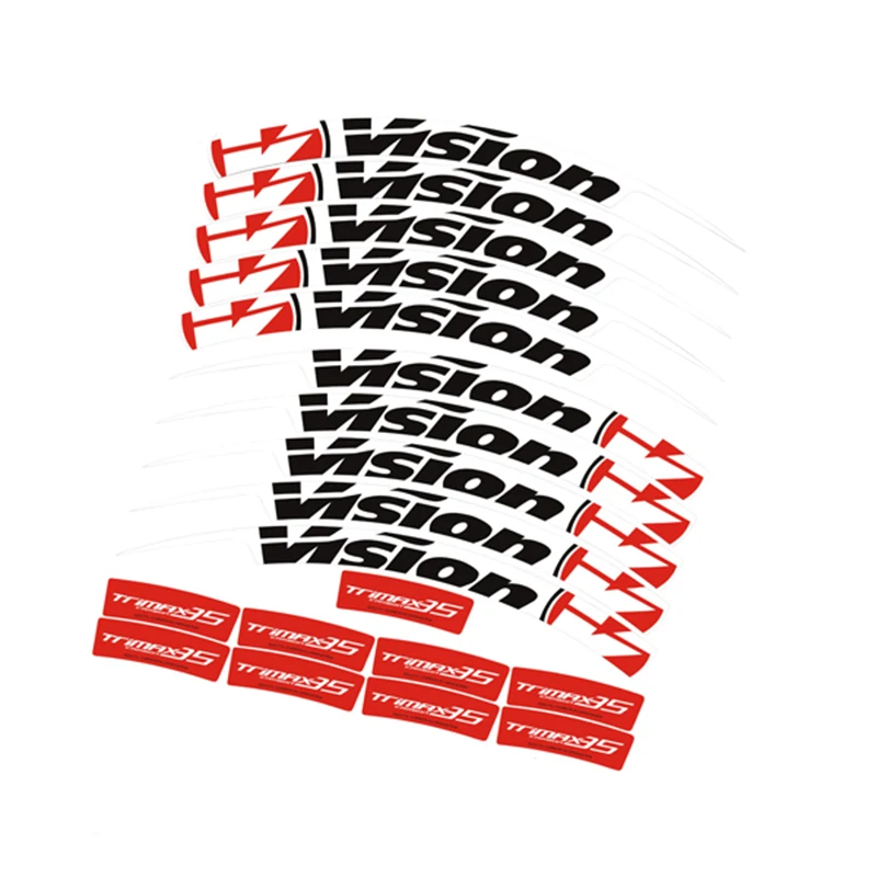 

Bicycle Stickers for Bike Trimax 35 Wheel Road Bike Carbon Wheelset Sticker Inkjet Version Cycling Rims Decals for 2 Wheel