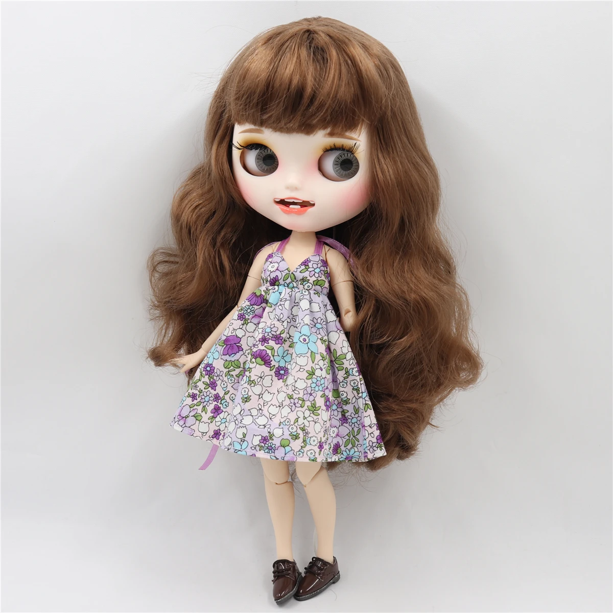 Neo Blythe Doll Summer Multi-Color Floral Dress 1
