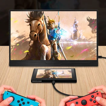 

Narrow Frame Light Weight Portable HD Monitor For Ps4 Xbox Ns Switch Game Console Display With HDR Office Computer Exband Screen