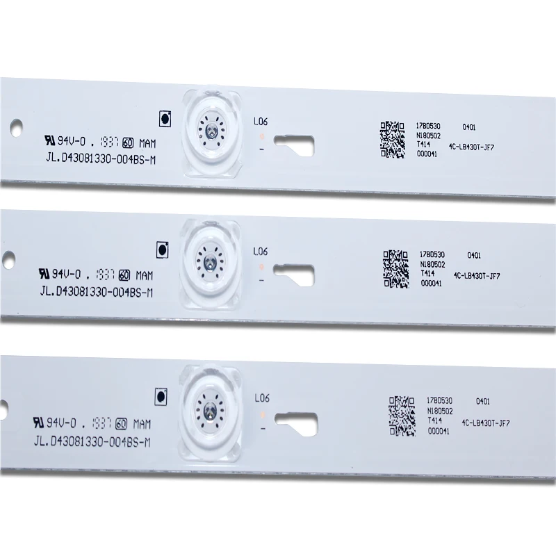 100% 새로운 3 개/대 8LED 770mm 백라이트 스트립 43L1600C 2600C 43L26CMC L43E9600 jl.d43081330-004bs-m E469119  Best5