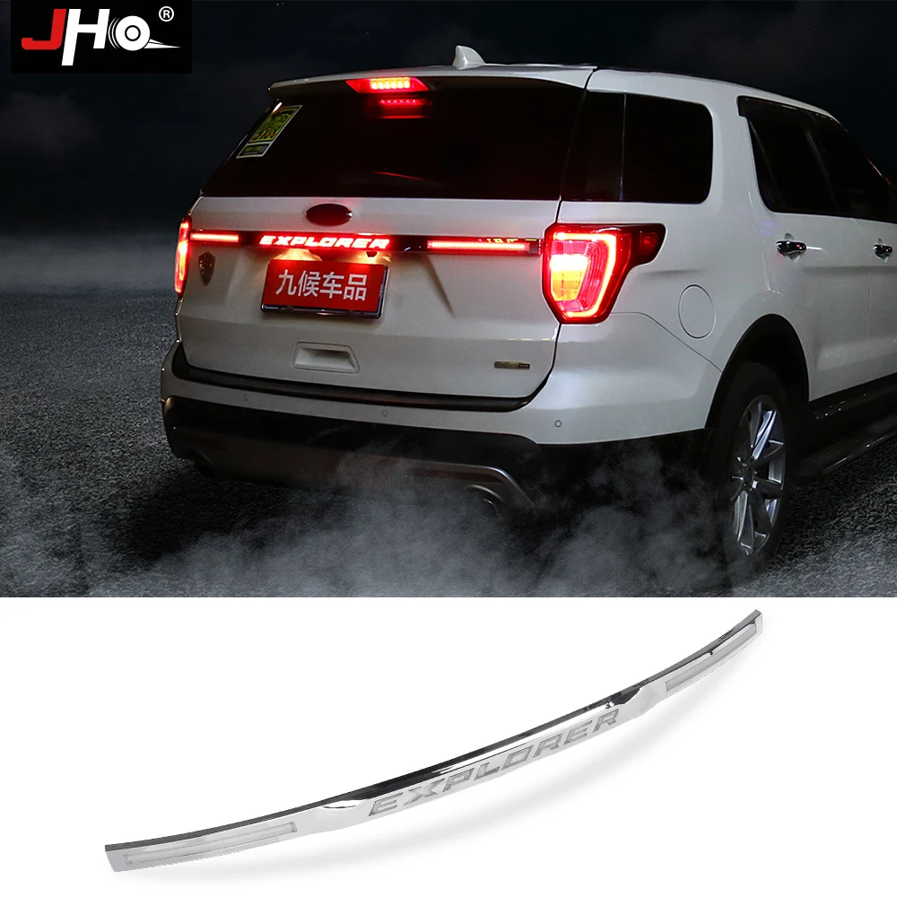 JHO Rear Tailgate LED Light Bar Strip with Turn Signal Lamp Brake Light