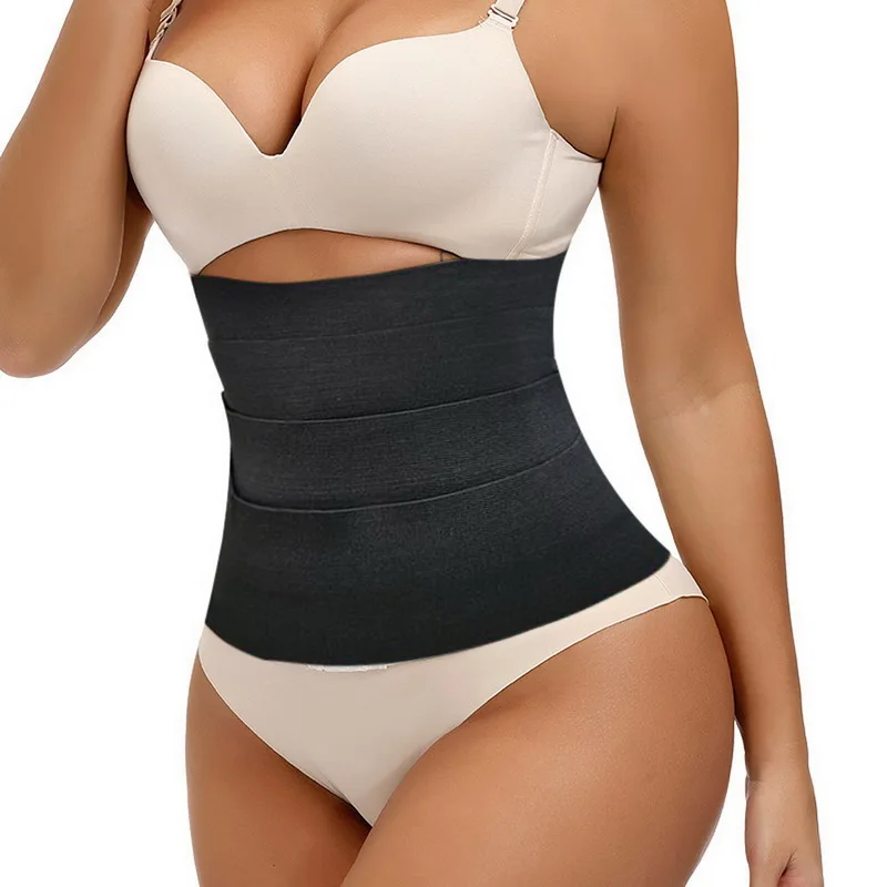 shapewear for dresses Waist Trainer Snatch Bandage Wrap Tummy Sweat Sauna Trimmer Belt For Women Belly Body Shaper Compression Band Weight Loss Sheath spanx bodysuit