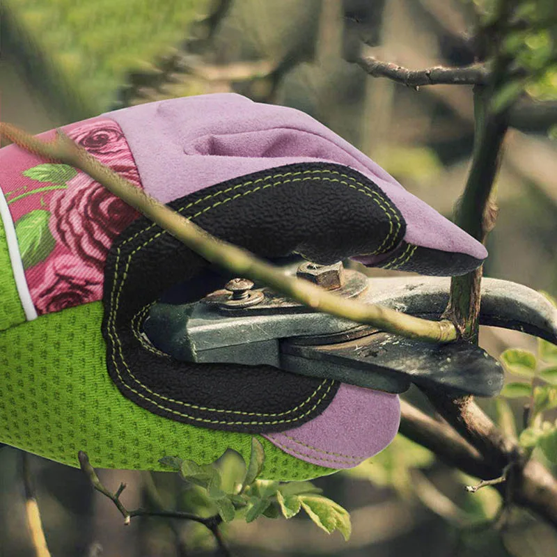 

Professional Gardening Pruning Gloves Thorn Proof with Long Canvas Sleeves for Garden Pruning PUO88