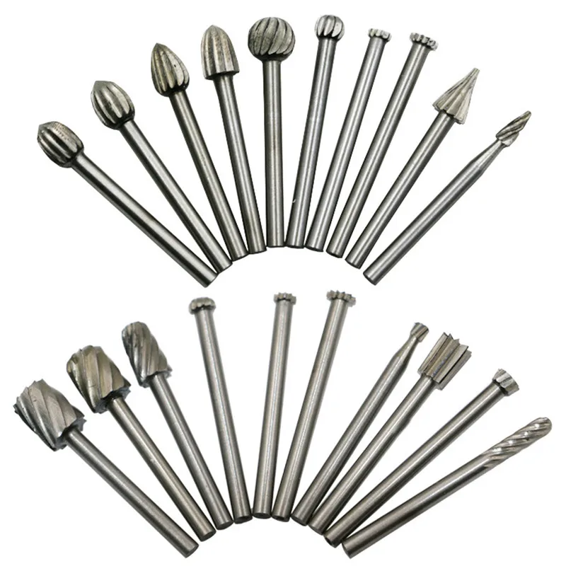 Details about    20pcs HSS Routing Router Bits Burr Rotary Tools Rotary Carving Carved 