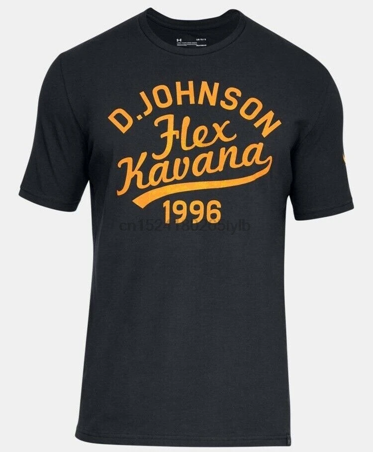 UA X PROJECT ROCK FLEX KAVANA SHIRT DWAYNE JOHNSON TEE WRESTLING OUT OF T-SHIRT