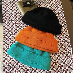 luxury brand 2021 new Fashion Caps knitted Warm Couple Lovers Acne Hats Tide Street Hip-hop Wool Cap Adult