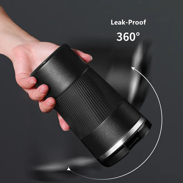 Double Stainless Steel Coffee Thermos Mug with Non-slip Case Car Vacuum Flask Travel Insulated Bottle 1