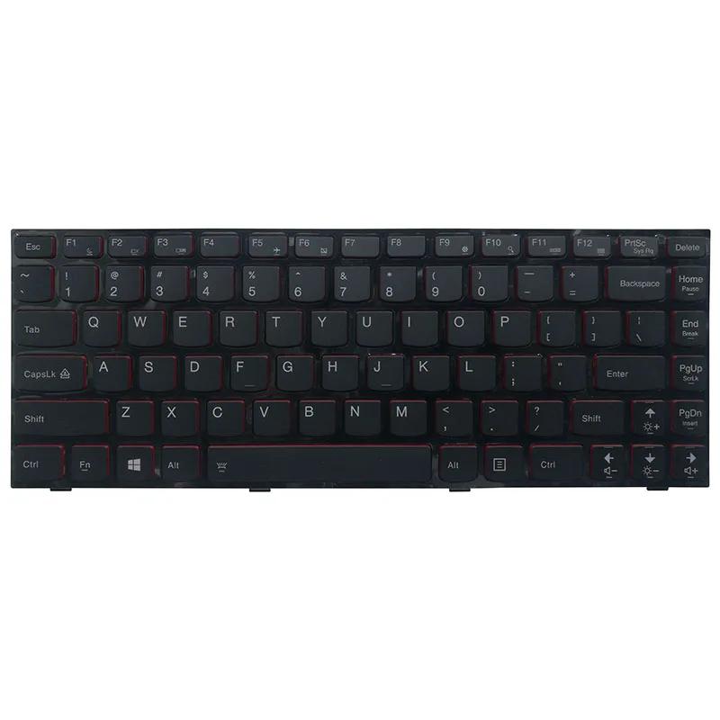 Новая клавиатура US для Lenovo Ideapad Y400 Y400N Y410P Y430P ноутбука с подсветкой/без