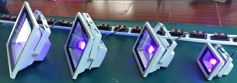 [Seven Neon] UV светодиодный черный свет, HouLight высокой мощности 10 Вт УФ, ультрафиолетовые Светодиодный прожектор AC85V-265V для Blacklight вечерние отверждения