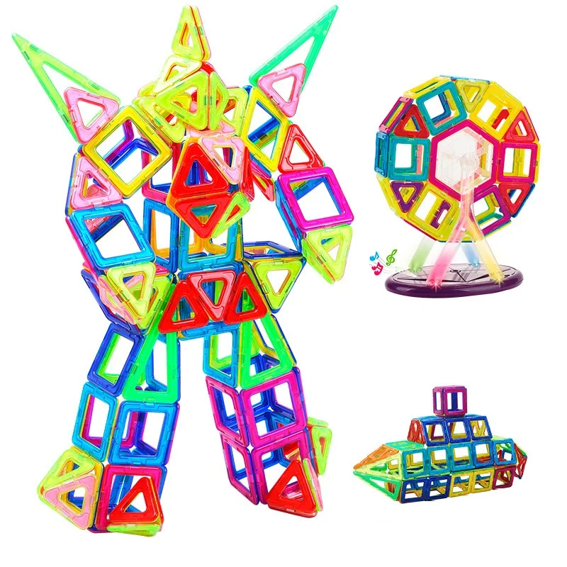 

Mini Magnetic Blocks Building Construction Toys Set Model & Building Toy Magnets Magnetic Educational Toys For Children Kids