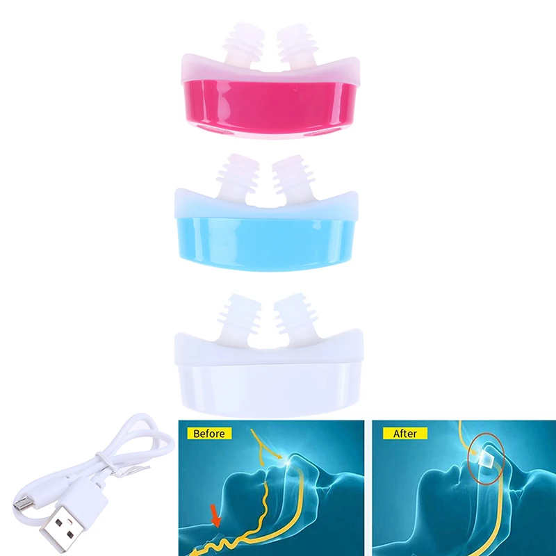 Positive Airway Pressure PM2.5 Mini Filter Sleeping Aid Device Electronic Upgrade Anti-snore Nose Vents Snoring Aid Continuos
