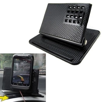 

Anti-slip Mat Car Mobile Phone Holder Dashboard Anti Slip Pad GPS Mount Bracket Portable Universal 360 Degree Rotatable Black