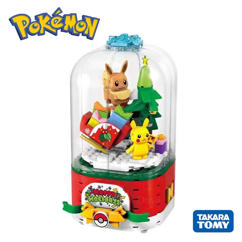 2023 New Pokemon Cartoon Anime Pokemon House Pikachu Building Blocks Mattoni Set Giocattoli Modello Classico Per Bambini Regalo Di Natale