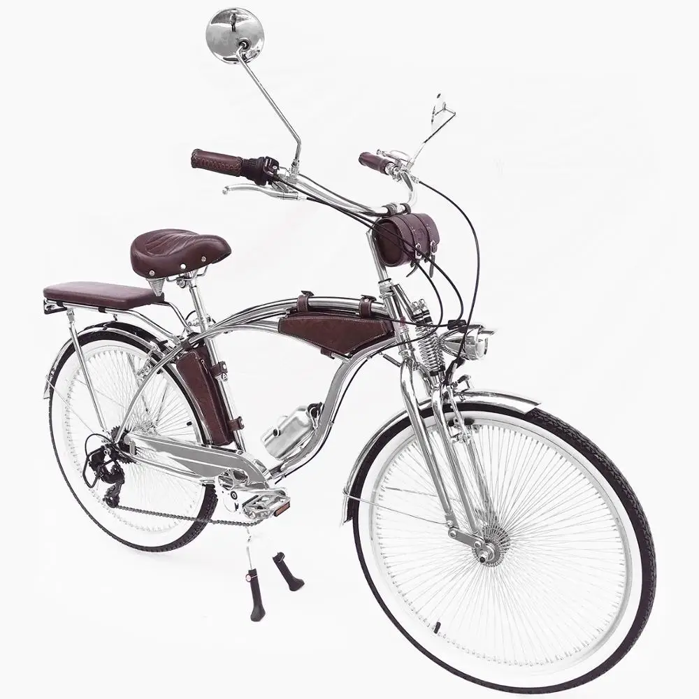 Белый 26inch beach bike/retro bicycle leisure bike British style city bike speed change bike road bike - Цвет: Белый