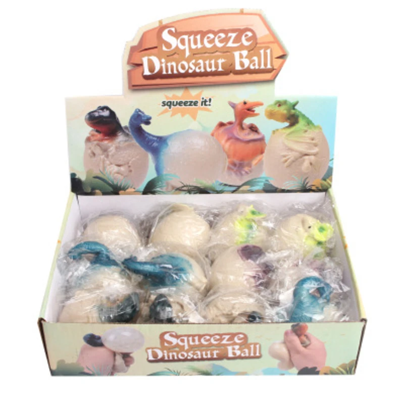 

Funny Simulation Vent Dinosaur Egg Toys Hand Pinch Balls Cute Children Toy Anger Bead Ball Autism Anti-Stress Squish