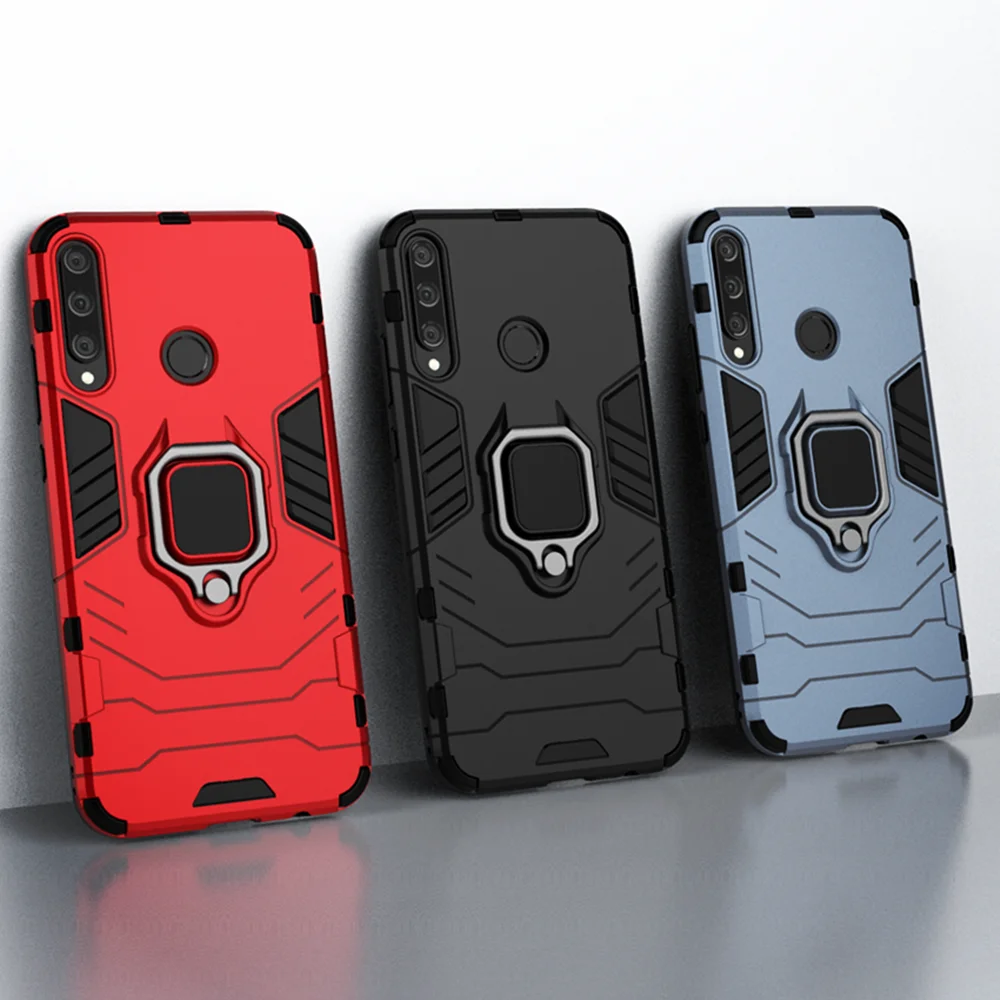 Противоударный армированный чехол для HONOR 9C с кольцом-держателем 6 39 дюйма задняя