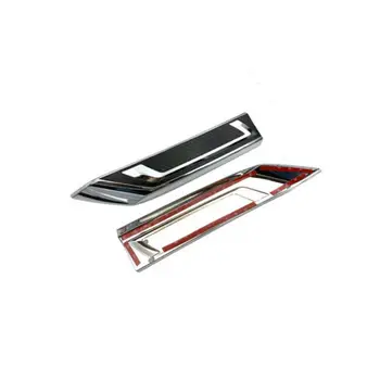 

2*Chrome Front Center Mesh Grille Cover Radiator Trim 2019 2020