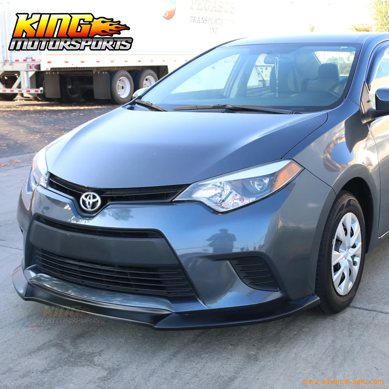 Подходит для 14 16 Toyota Corolla L LE GT Style передний бампер спойлер подбородка