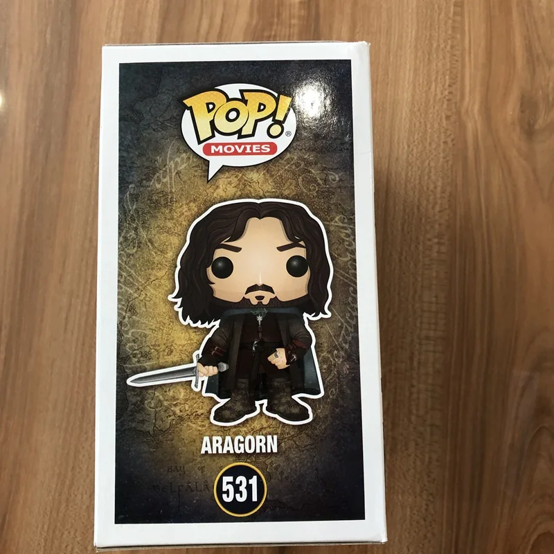 Funko pop официальный Властелин колец-Aragorn Виниловая фигурка Коллекционная модель игрушки с оригинальной коробкой