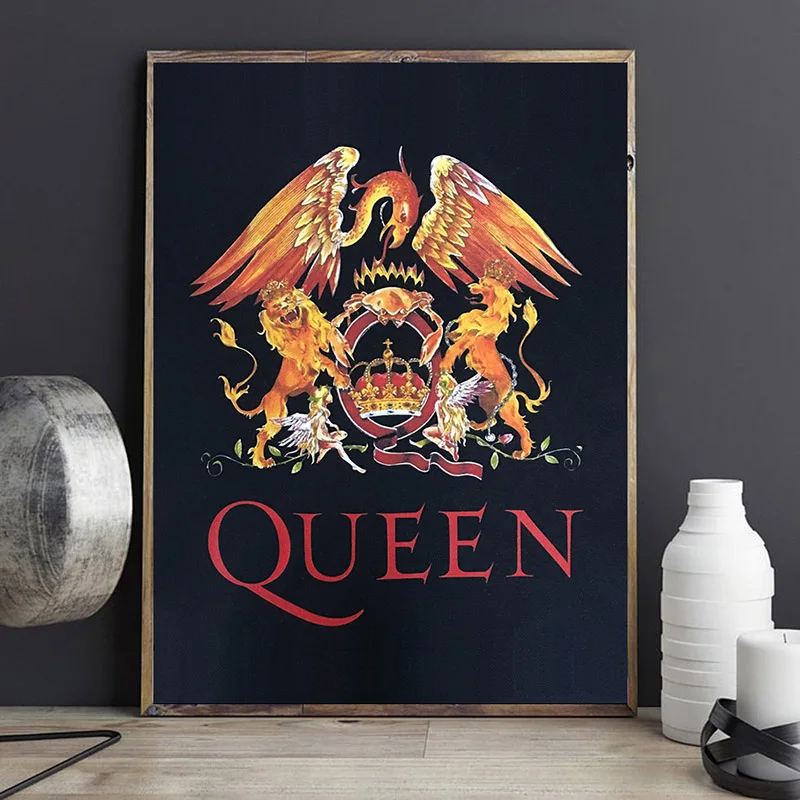 Постер Queen Rock с музыкальной командой Фредди Меркьюри богемный постер Рапсодией