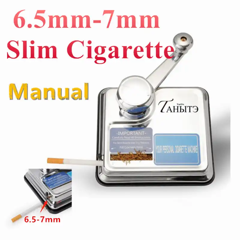 8mm Manual Cigarette Tobacco Cigarette Rolling Wrap Machine Smoke Injector Maker Smoking Accessories Slim Roller Sleeve Diy Aliexpress