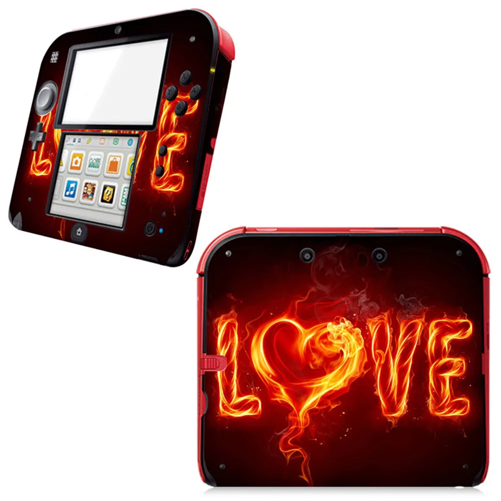 Waterproof High Quality Fashion Vinyl Skin Sticker Cover Protector for 2DS skins Console Stickers