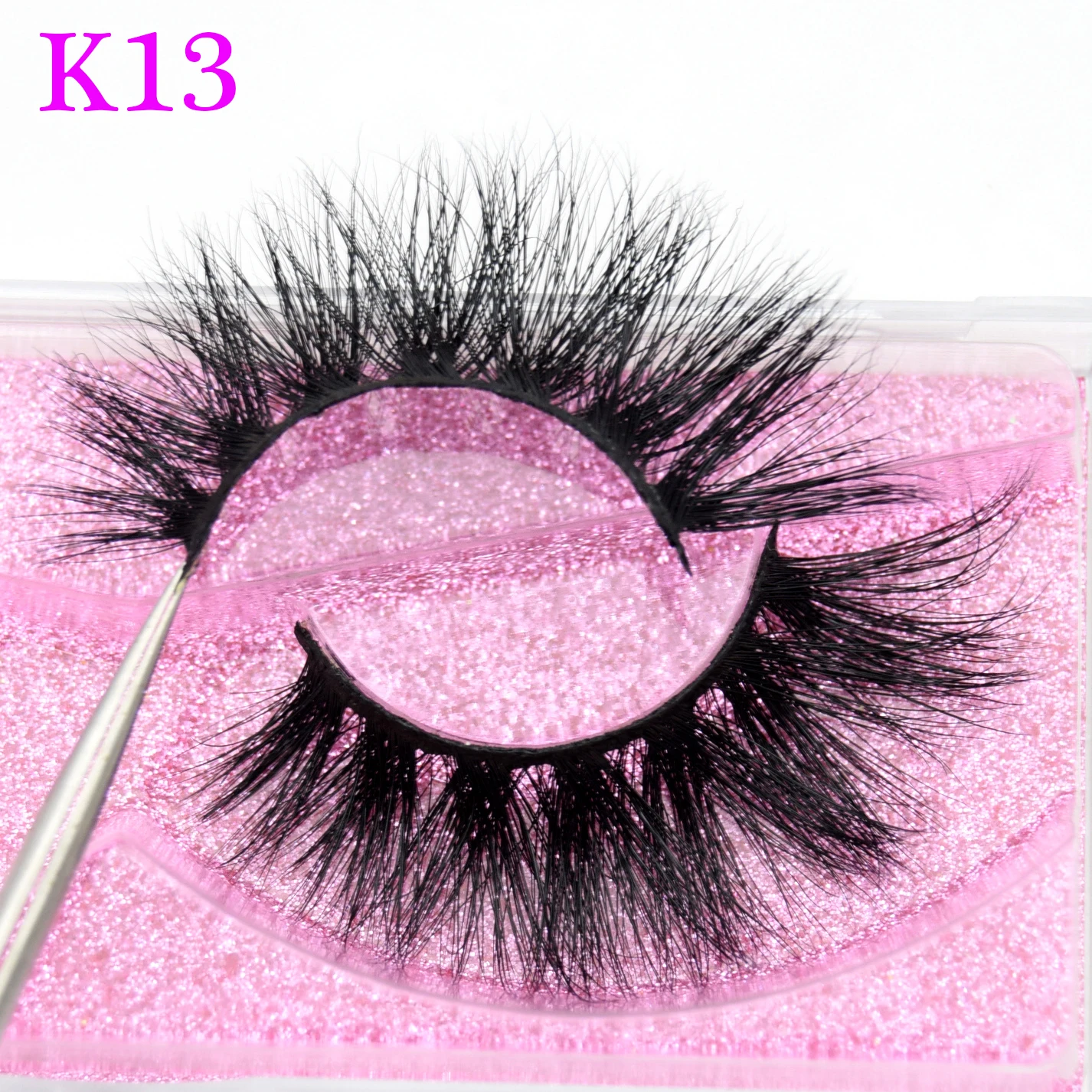 

Visofree Eyelashes Thick Long 5D Mink Eyelashes Mink Lashes Natural Dramatic Volume Eyelashes Extension 3D False Eyelashes K13