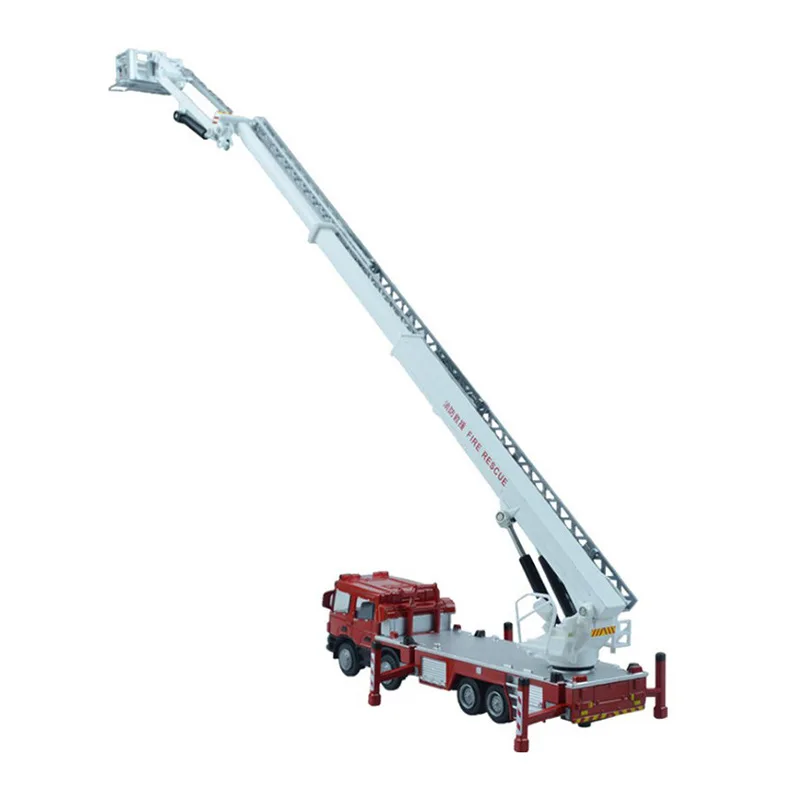 

Brand Cadeve 620014 Alloy Engineering Vehicle Static Model 1: 50 Climbing Firefighting Ladder Rescue Toy