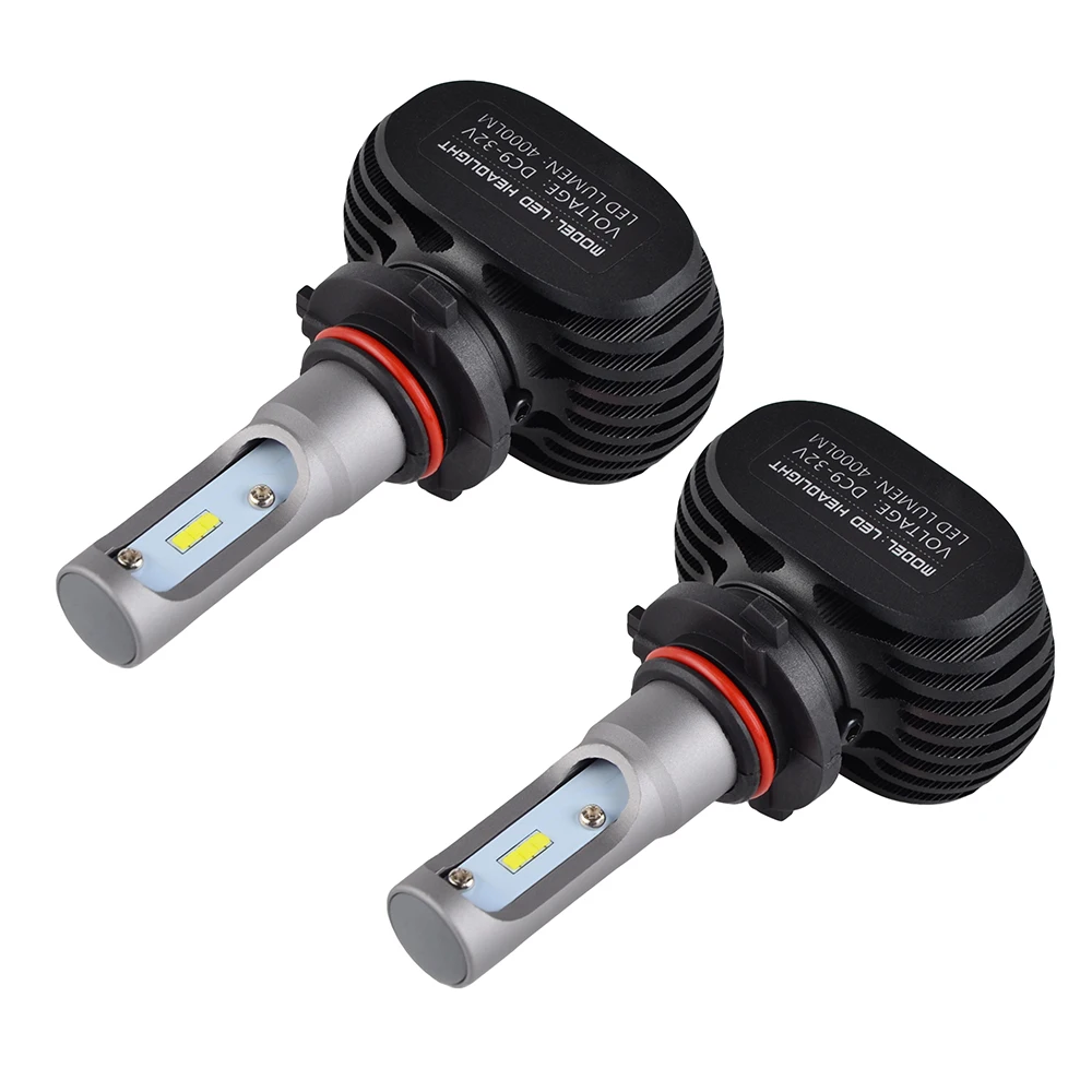NICECNC 9005 9006 HB3 HB4 CSP светодиодный автомобилей головной светильник лампочка(подол короче спереди и длиннее сзади) луч 50 Вт 8000LM 6500 к авто светильник 12v 24v