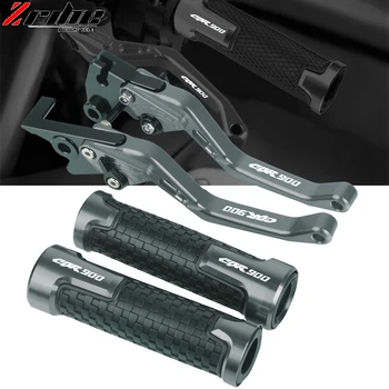 

Motorcycle CNC Brake Clutch Levers Handlebar Hand Grips End Cap Cover for HONDA CBR900 CBR 900 1992-1997 1996 1995 1994 1993