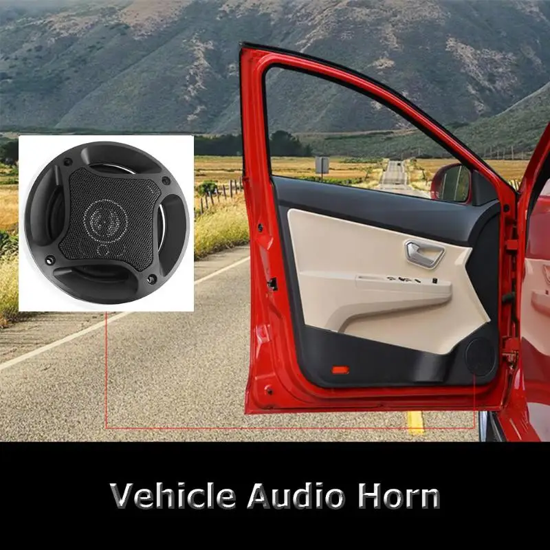1 пара, 4 дюйма, 250 Вт, автомобильный коаксиальный Hifi динамик, автомобильная дверь, авто аудио, стерео, полный диапазон частот, Hifi громкий динамик s