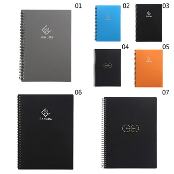 

Smart Reusable Erasable Spiral A5 B5 Notebook Paper Notepad Journal Drawing Painting Pocketbook like Rocketbook