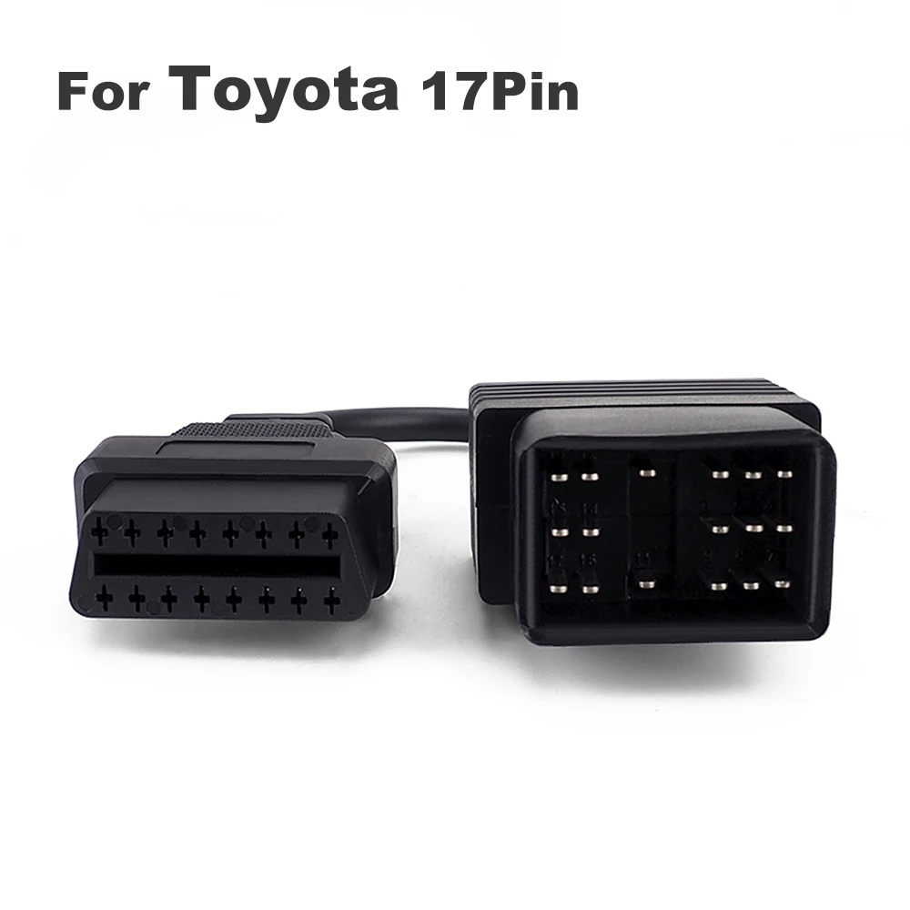 OBD2 Кабель-адаптер для Toyota 17Pin 16Pin автомобильный диагностический Соединительный