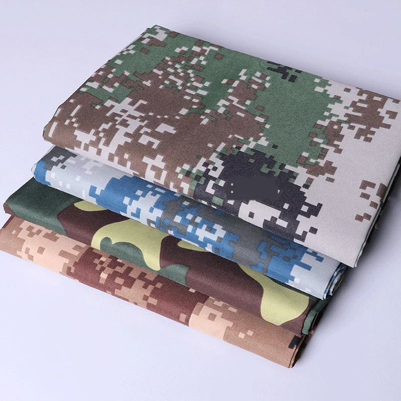 

Wide 59" Outdoor Camouflage Fabric Military Training Suit Tablecloth Material By the Yard