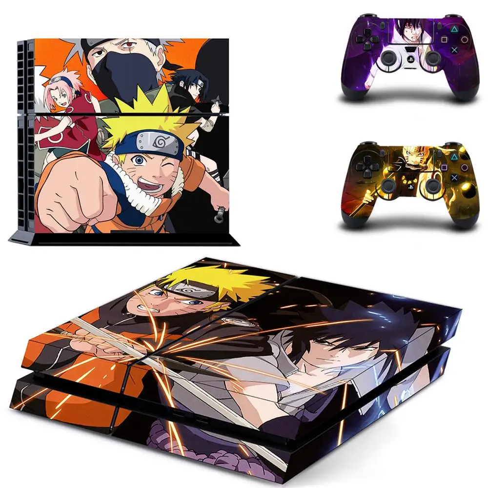 QPTM0303 Аниме Наруто полное покрытие PS4 наклейка s Play station 4 Кожа Наклейка для playstation 4 PS4 консоль и контроллер Скины Виниловые - Цвет: QPTM0303