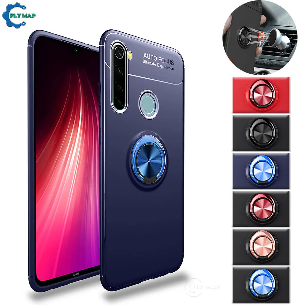 Силиконовый чехол для Xiao mi Red Note 8 T Невидимый кронштейн телефон Мягкий ТПУ Капа Coque