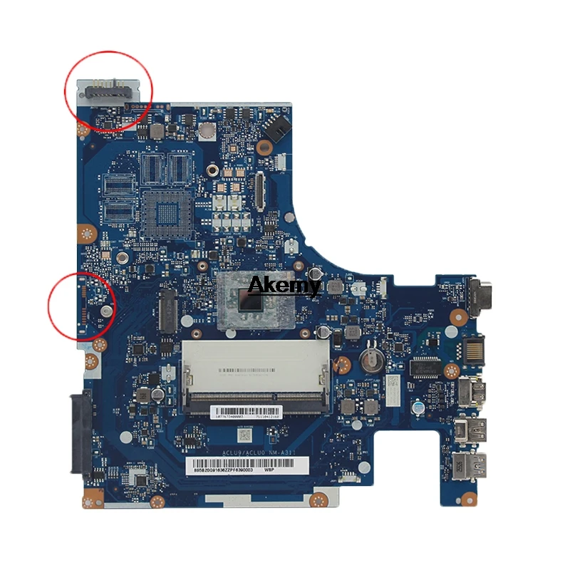 Протестированная ACLU9/ACLU0 NM-A311 материнская плата для ноутбука lenovo G50-30 на плате cpu+ видеокарта