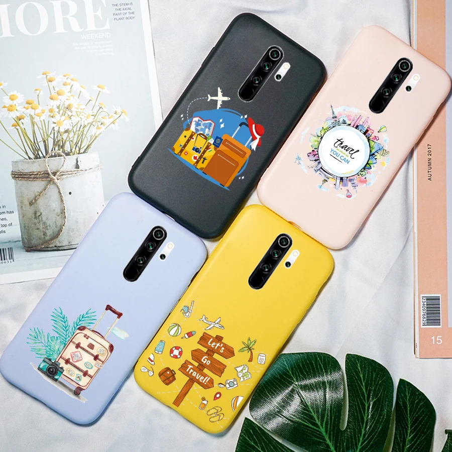 Чехол для Redmi K30 Xiaomi 8 8A K20 Note 8T Pro задняя крышка путешествий Xiomi Mi 9T A3 CC9E TPU