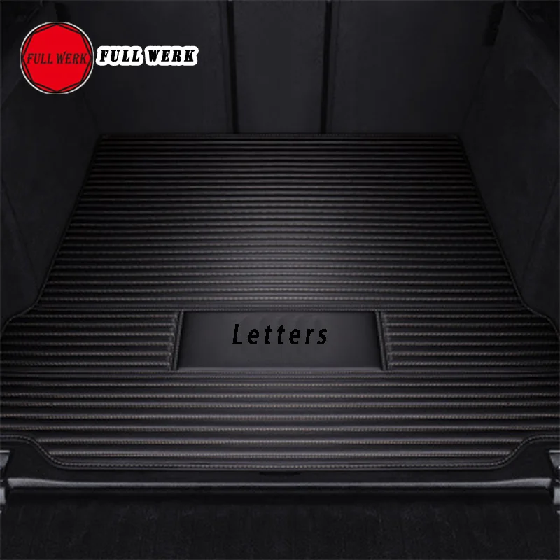 

1pc Leather Car Rear Trunk Mat Pad Cushion Protector Customized for 10-18 Audi A6L A1 A3 A4L Q3 Q5 Accessories Four Season