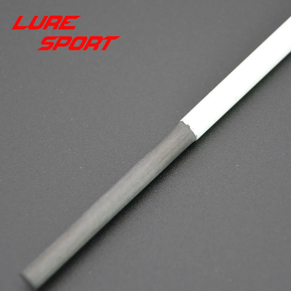 LureSport 3 шт. 43 см однотонный карбоновый стержень пустой с шаговым белым стержнем