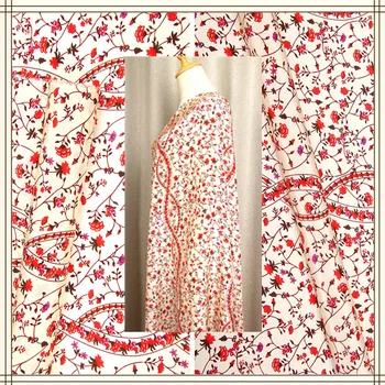 

Natural 100% mulberry silk crepe de chine fabric cloth material 138 cm width 12 momme summer breathable shirt clothing fabric