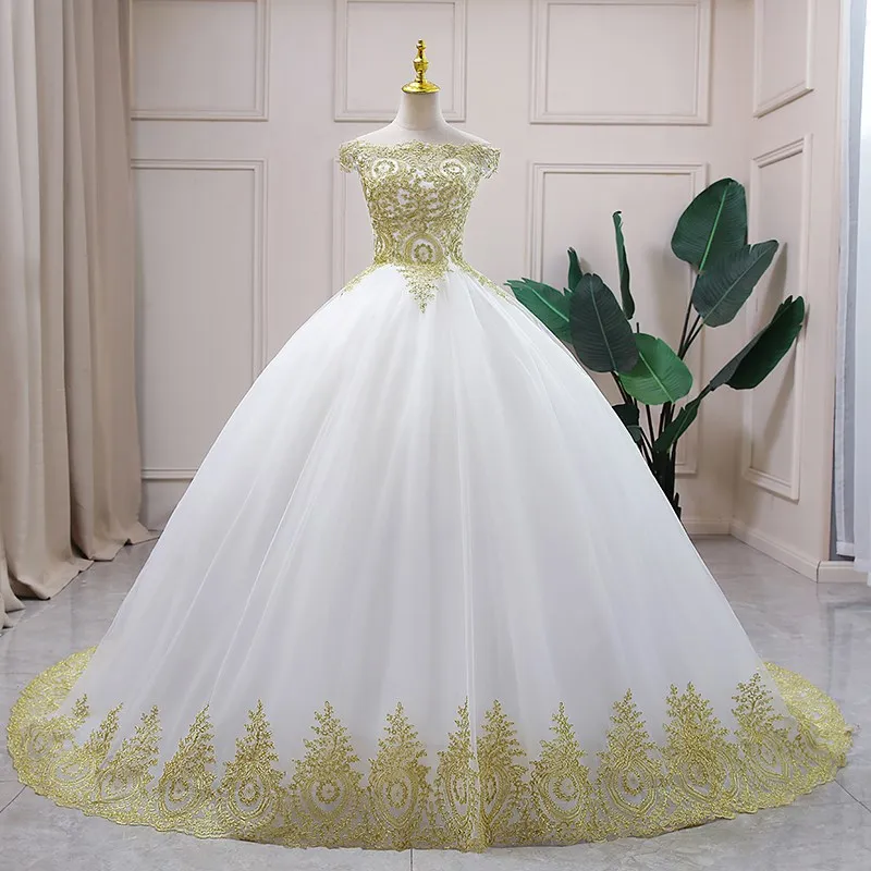 green emerald velvet dress Diamond White Embroidery Wedding Dress with Crystal Beaded Neck Accessory